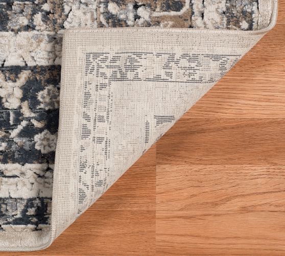 Navy Multi Lavinia Rug Patterned Rugs Pottery Barn