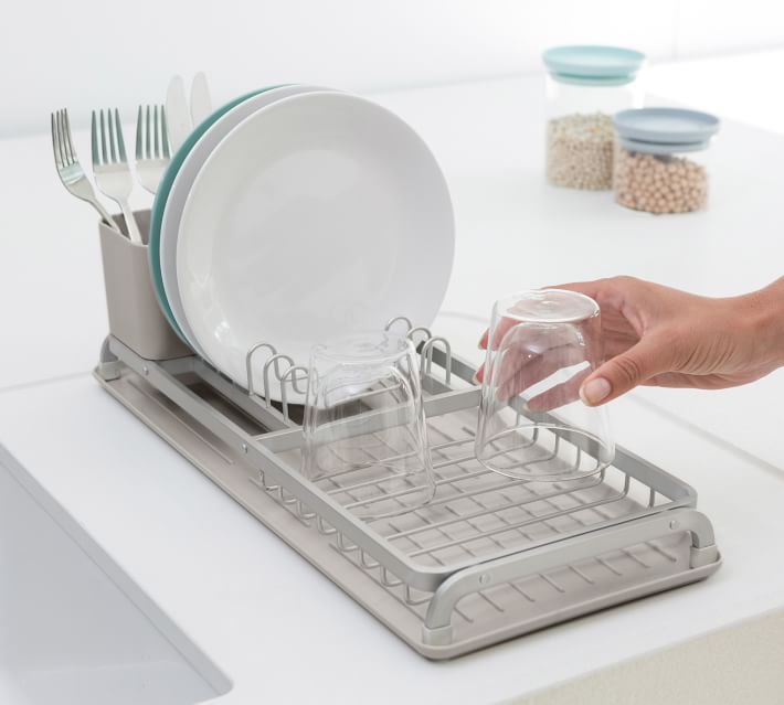 Dish Rack Dish Drying Stand Small Dish Rack with Tray Dish Drainer