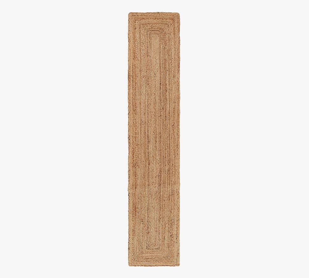 Hand Rummer Hand-Braided Jute Table Runner | Pottery Barn