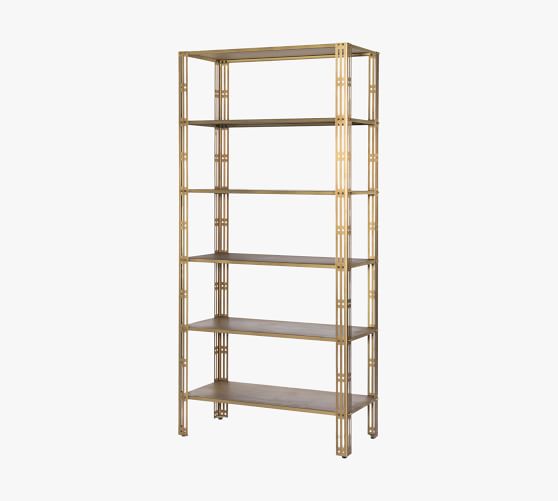 Hearst Metal Open Bookcase | Pottery Barn