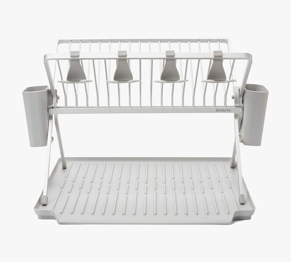 Dish drying rack 51 cm, foldable, grey, Brabantia 