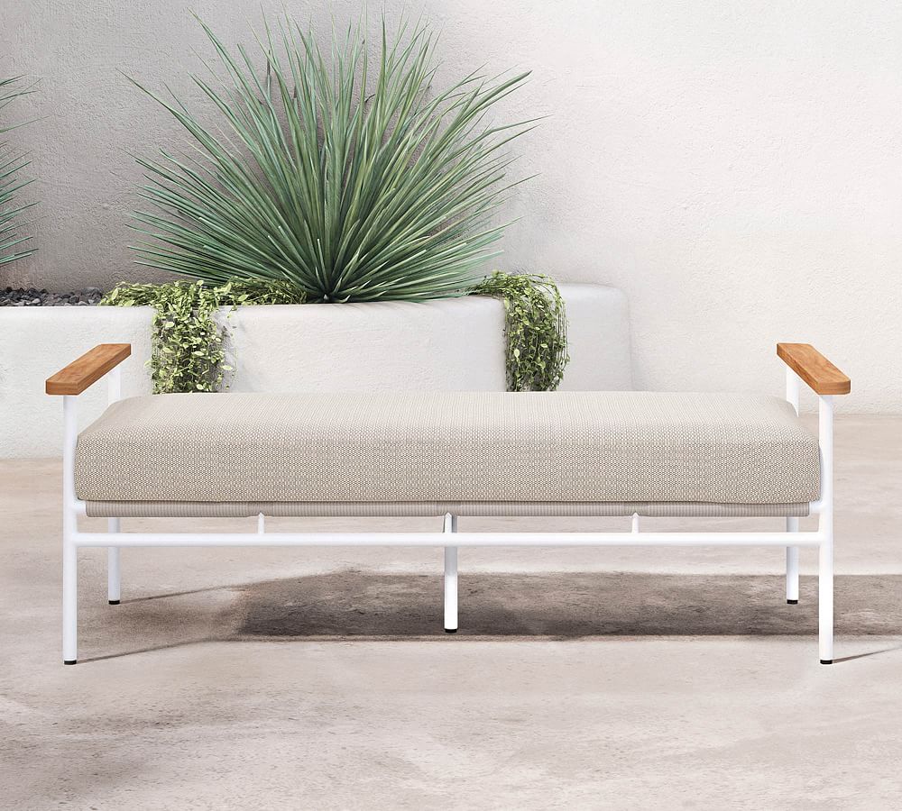 Camarillo Teak Bench Pottery Barn