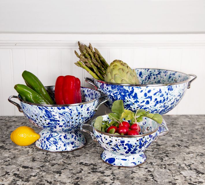 Porcelain colander shop