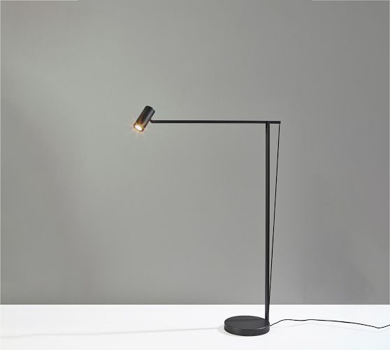 Knox Metal LED Task Floor Lamp | Pottery Barn