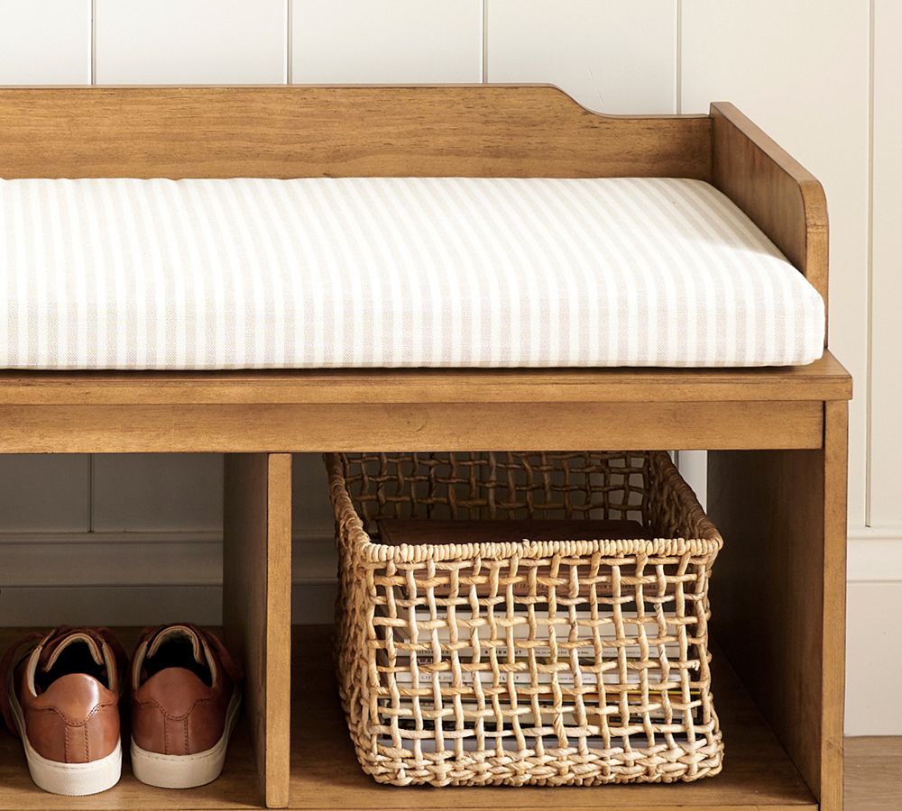 Heritage Farmhouse Entryway Storage Bench