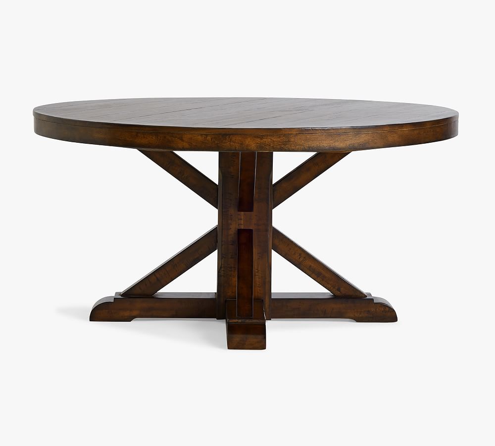 Benchwright Round Dining Table | Pottery Barn