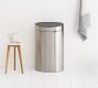 Brabantia Touch Top Trash Can | Pottery Barn