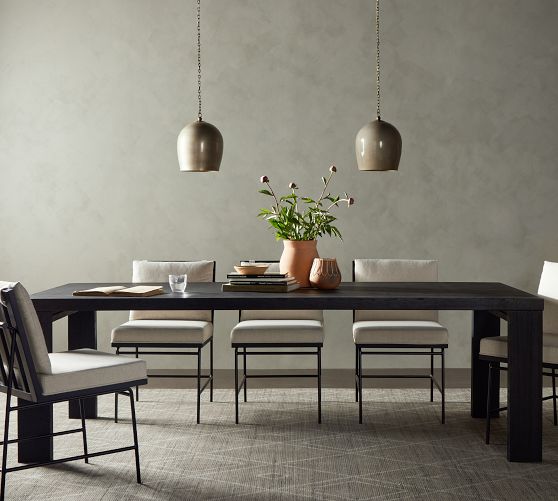 Cabrera concrete deals rectangular dining table