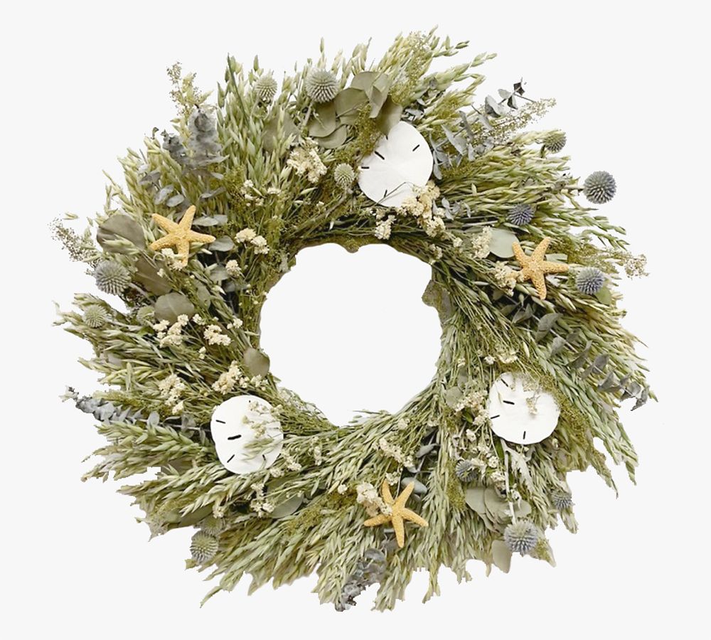 Dried Coastal Holiday Wreaths