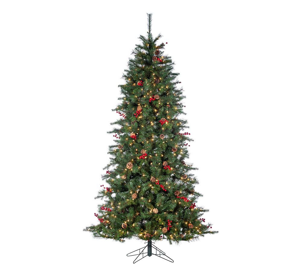 7.5ft Lit Ashland Pine Artificial Christmas Tree Pottery Barn