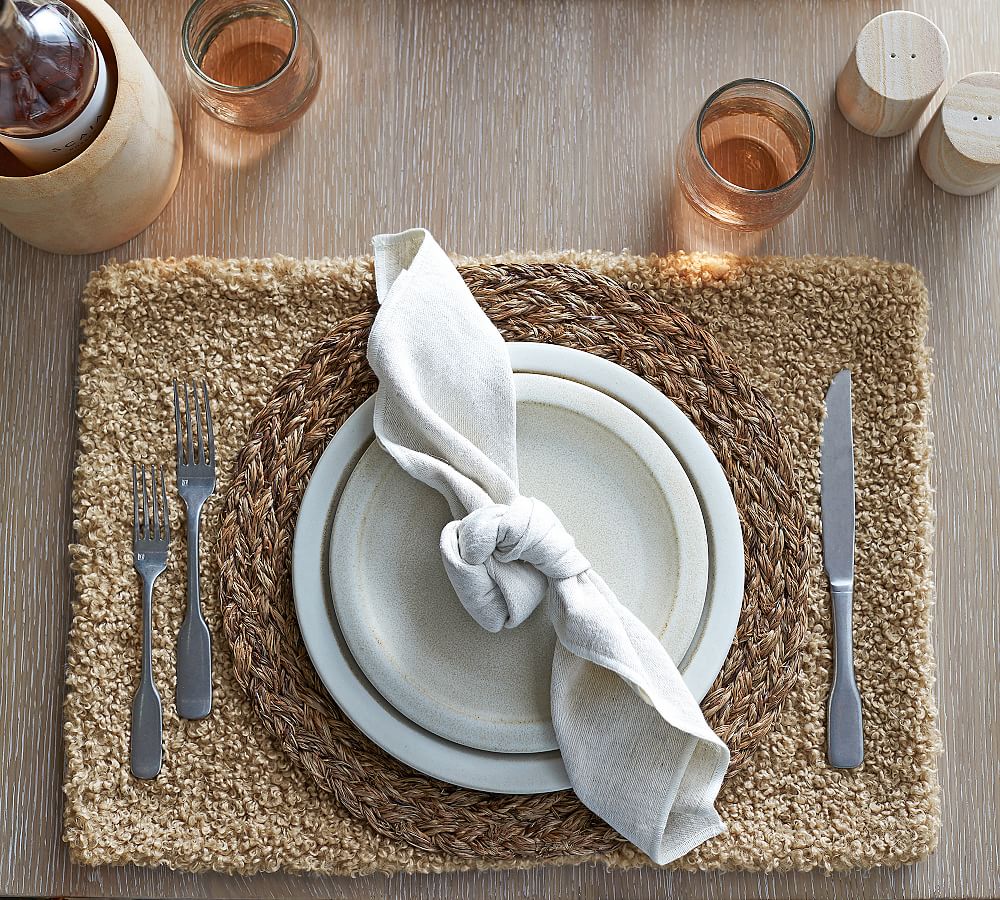 Mori Oval Coil Handwoven Jute Placemats