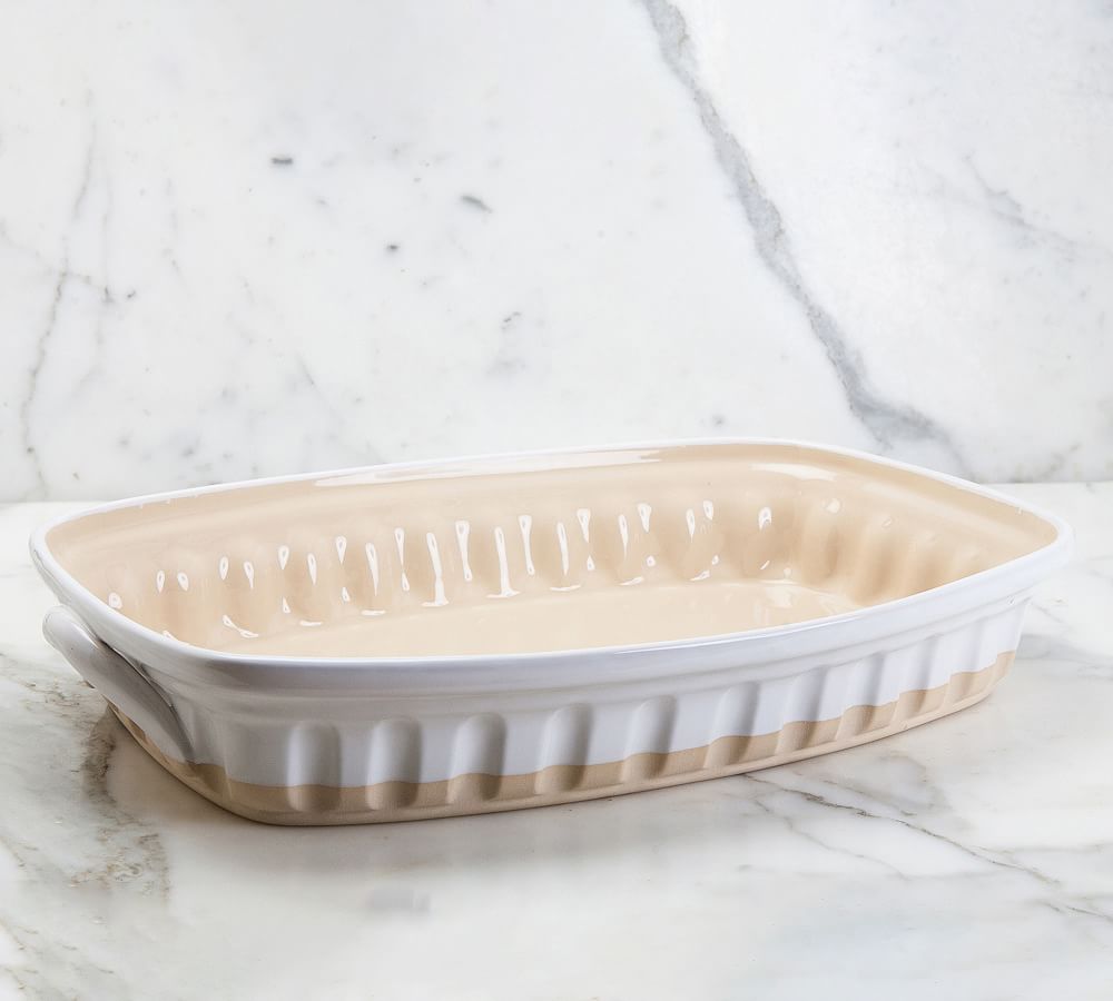 Costa Nova Recycled Clay Ceramic Bakeware, Pie Dish, Baker & Loaf