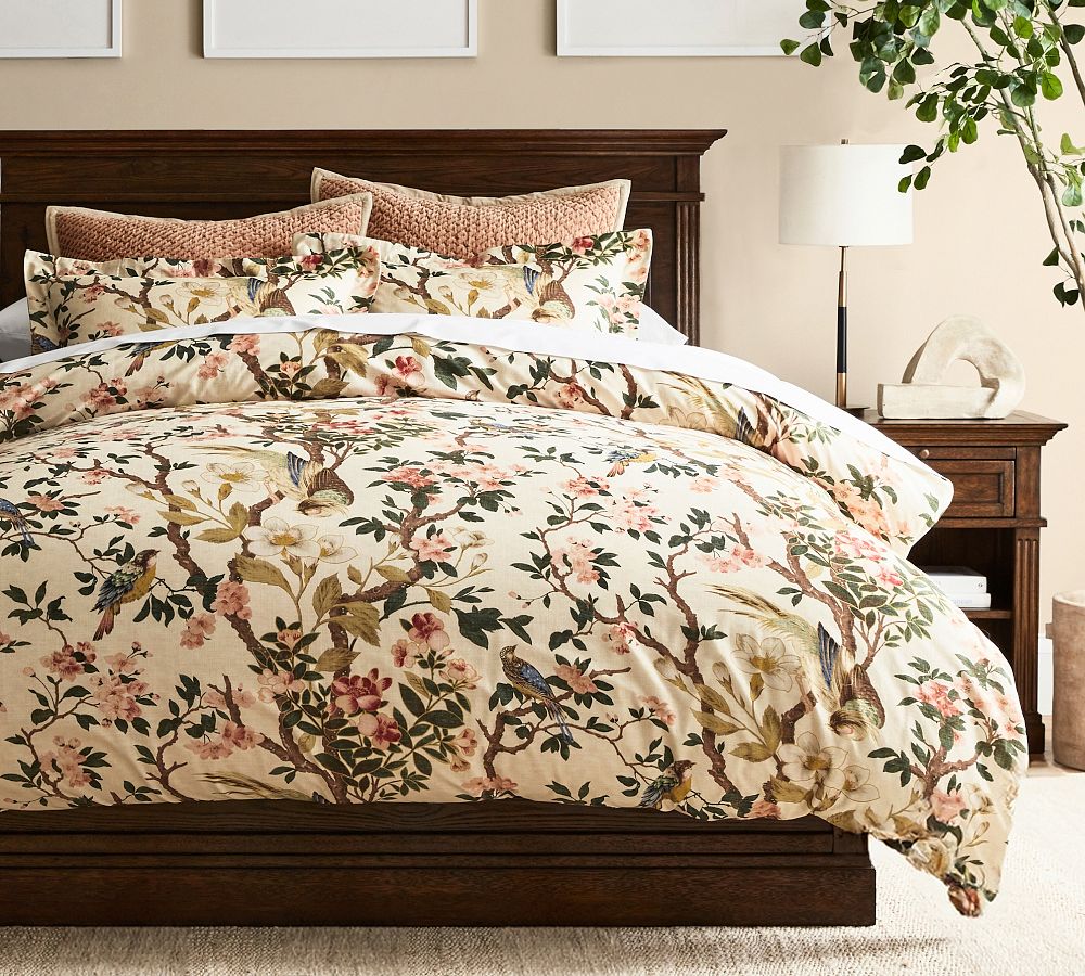 Nola Songbird Percale Duvet Cover - king