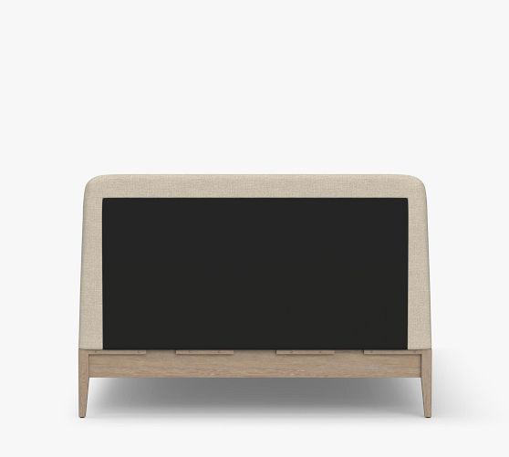 Layton Upholstered Platform Bed Quick Ship Pottery Barn