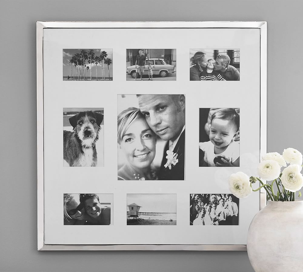 Modern Silver Wall Picture Frames | Pottery Barn