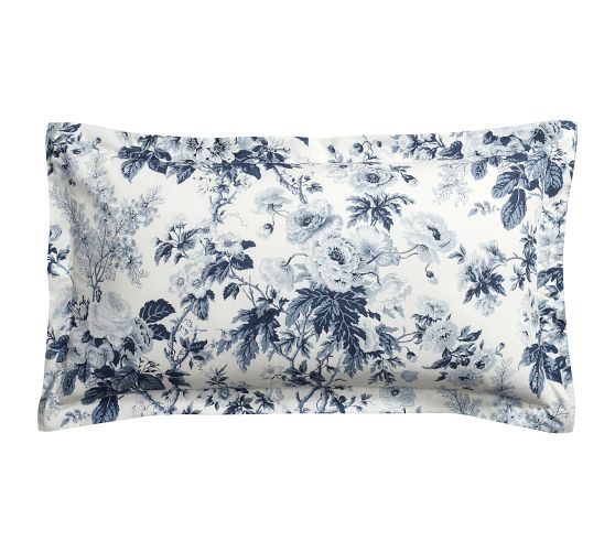 Garden Floral Percale Sham | Pottery Barn