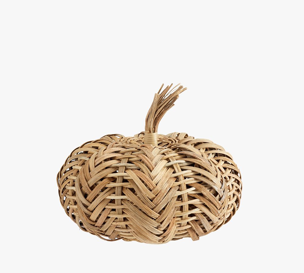 Decorative Rattan Pumpkins Pottery Barn