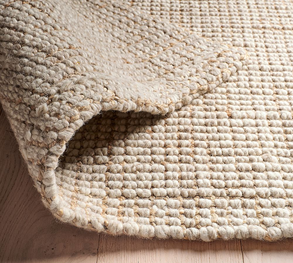Handmade Chunky Brown Jute & Ivory Wool Rug by Tufty Home - On Sale - Bed  Bath & Beyond - 37166421