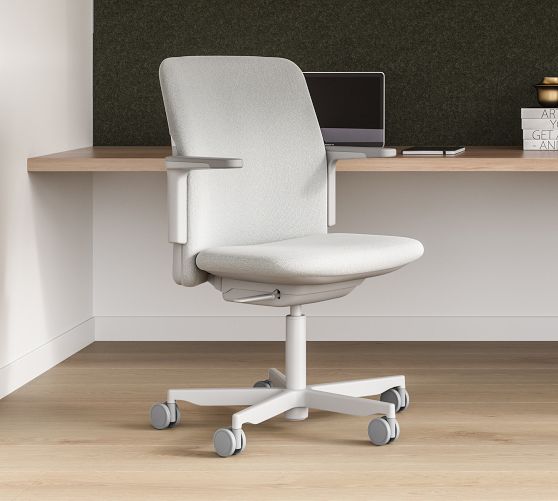 Luka Upholstered Swivel Desk Chair
