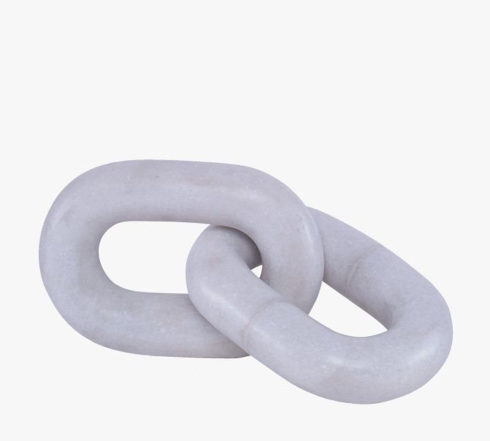 Pottery Barn Marble Decorative Chain