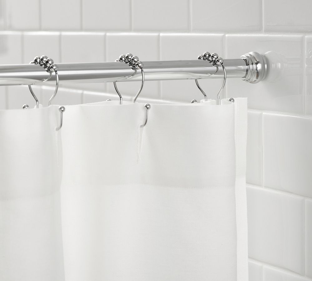 V Hook Shower Curtain Rings Matte Black - Made By Design™