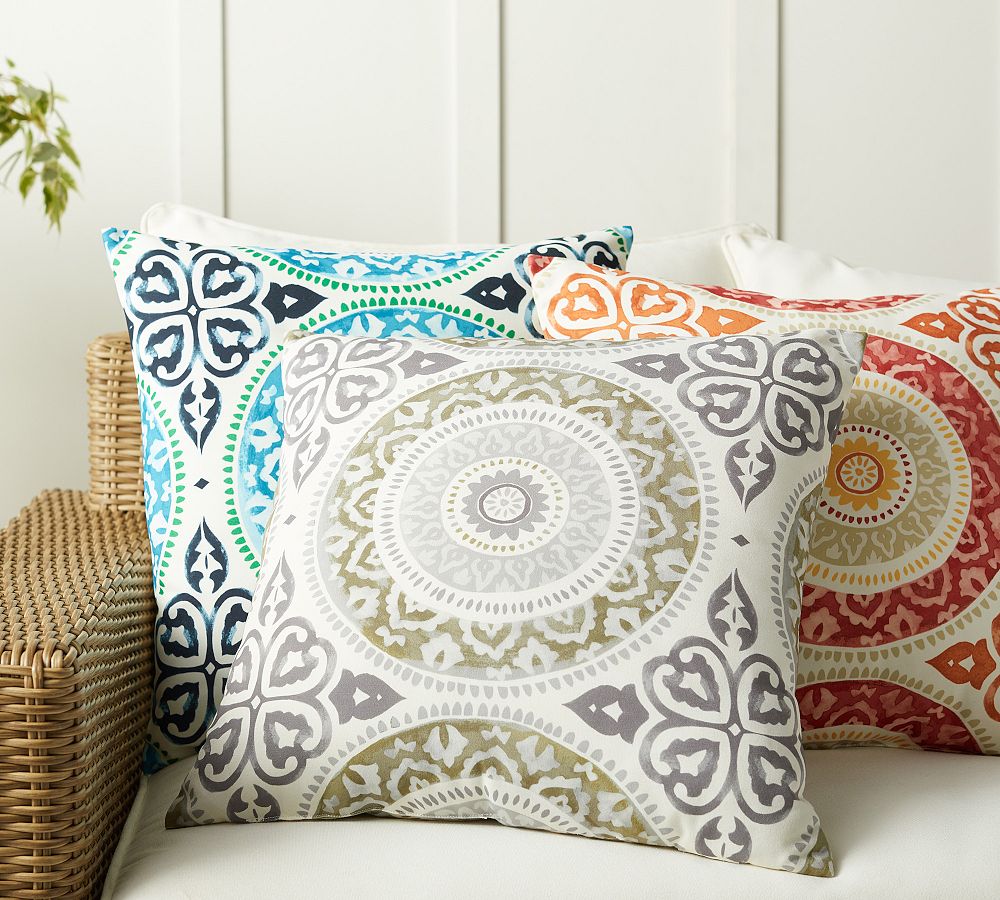 Medallion shop outdoor pillow