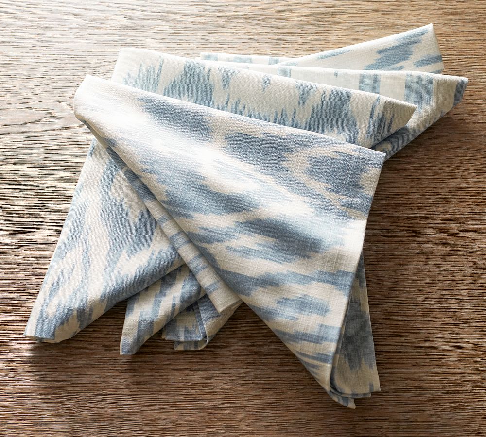 Whale Cloth Napkins Set of 4 Organic Cotton Nautical Unpaper