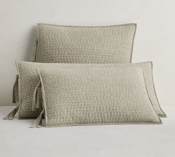 Better Homes and Gardens White Pick Stitch Cotton Pillow Shams, Standard (2  Count)