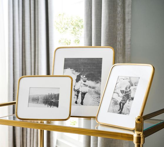 10 Pieces Folding Picture Frame Easel Stand Photo Holder Rack Clear 