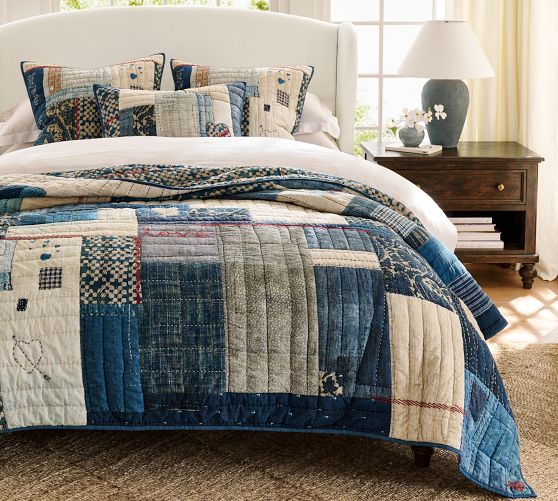 Winter Dreams Handcrafted Reversible Quilt & Shams