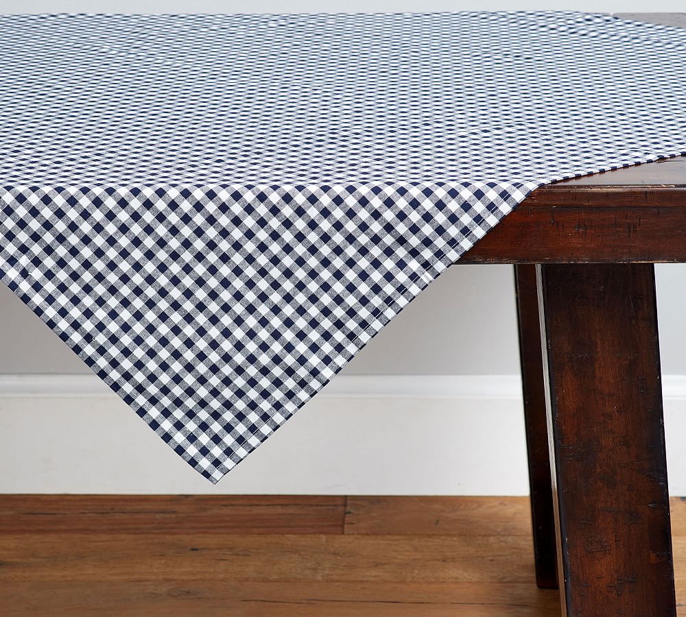 Gingham Table Throw Pottery Barn