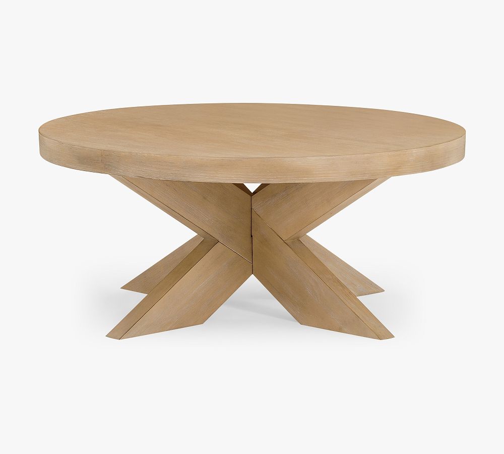 Modern Farmhouse Round Coffee Table Pottery Barn