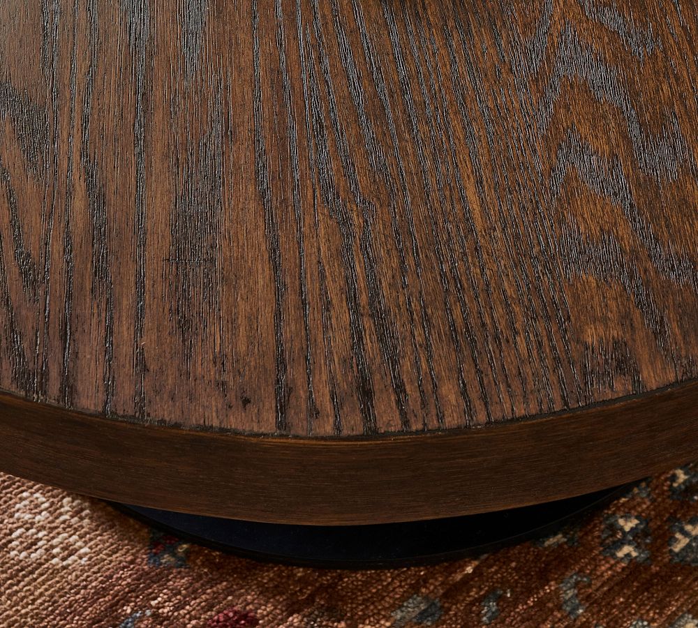 Durham Round Coffee Table Pottery Barn