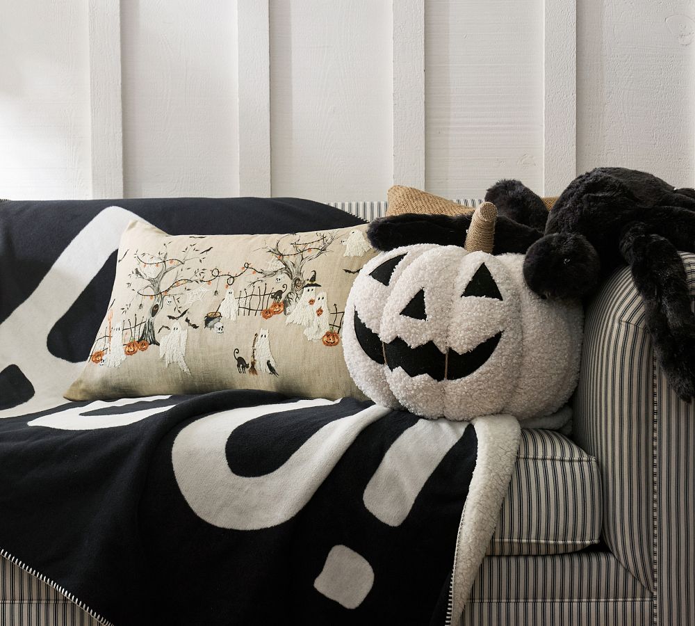 Jack-O-Lanterns Halloween Pillow