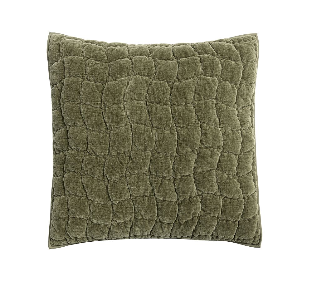 EURO Cozy Cloud Shams in LODEN (green)