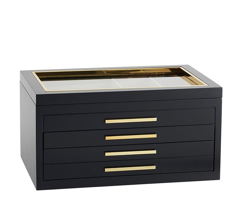 Stella Jewelry Box Color: BLACK