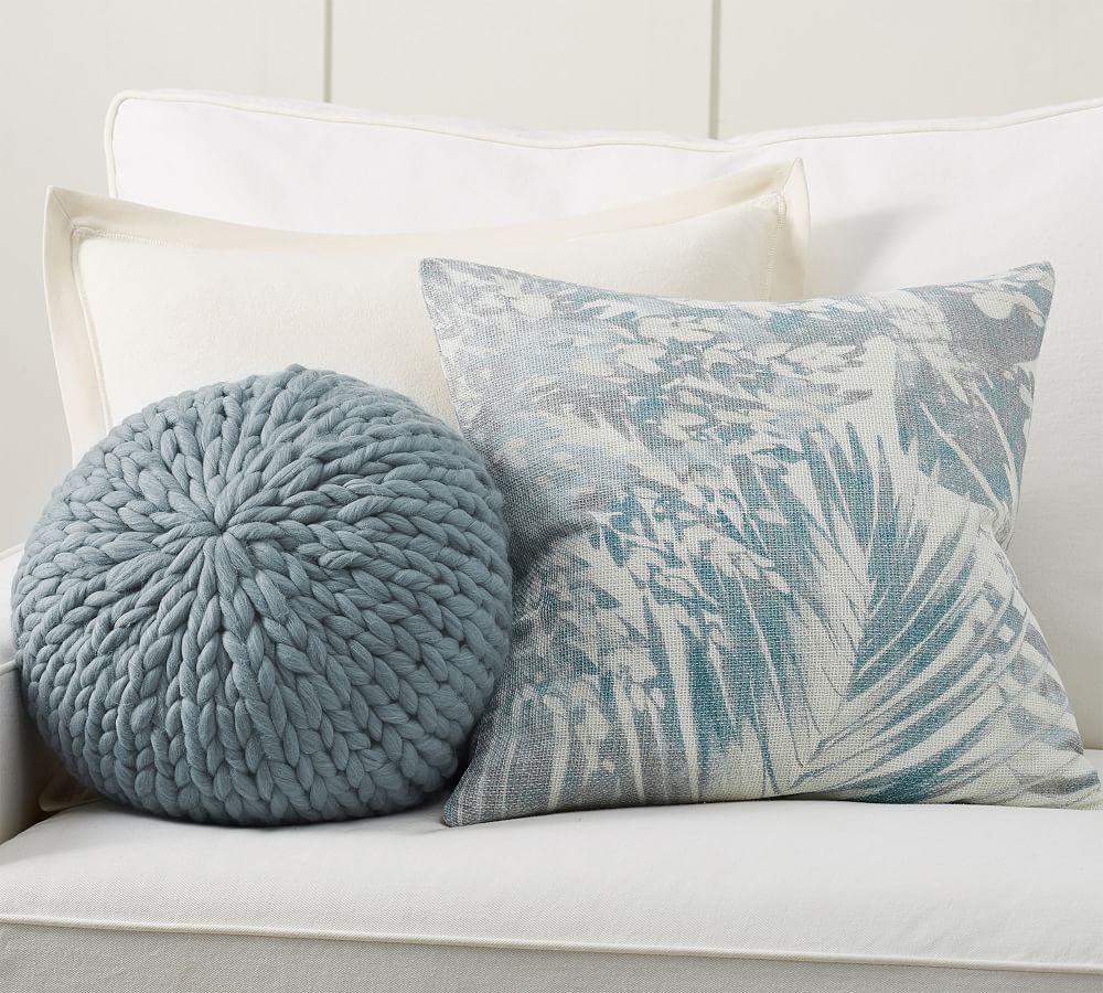 Pottery barn blue pillow covers hot sale