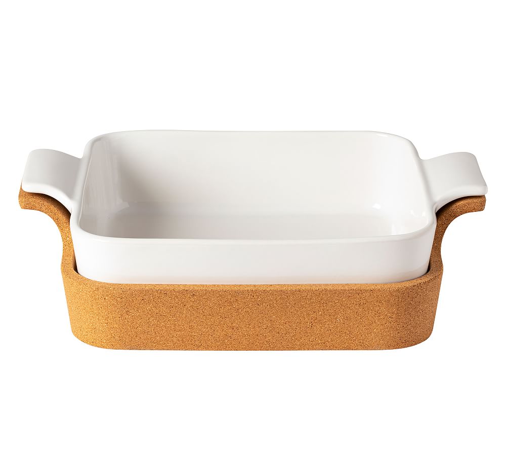 Casafina Bakers with Cork Trivet Pottery Barn