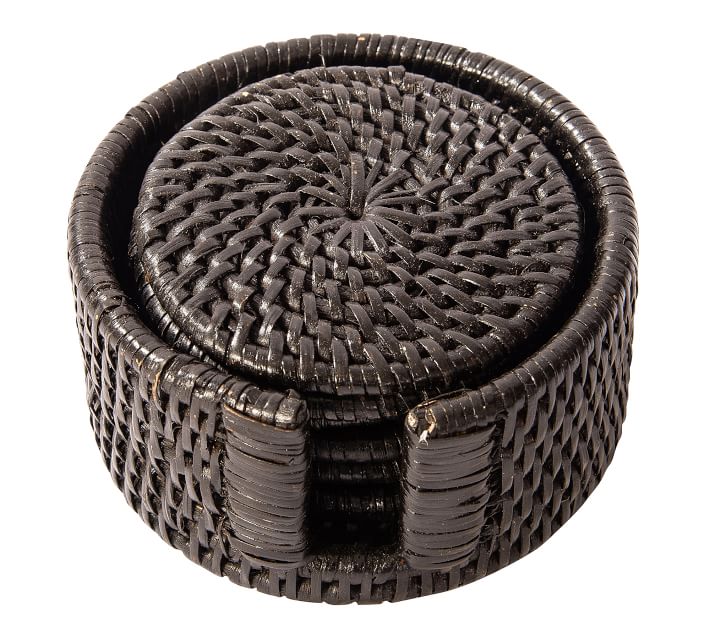 Handwoven Rattan Tea Coaster - The Steeping Room