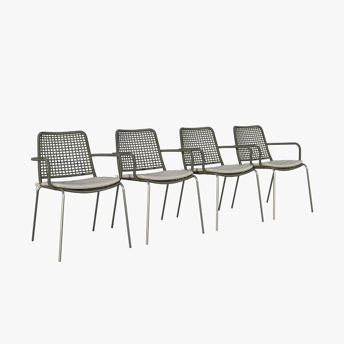 Pottery Barn Whitehawk Outdoor Rope Dining Armchair