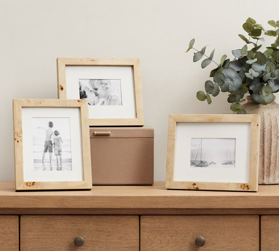 3-Piece Burlwood Gallery Frame Set