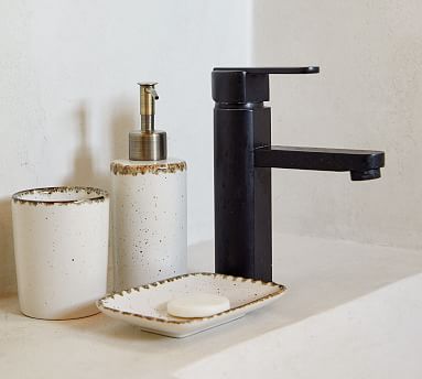 Mason Glazed Stoneware Bathroom Accessories