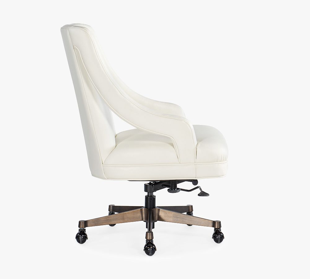 Nash Leather Swivel Desk Chair