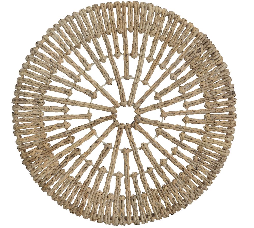 Woven round wall art hot sale