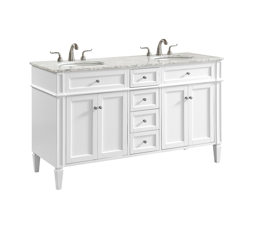 Ilsa 60" Double Sink Vanity | Pottery Barn