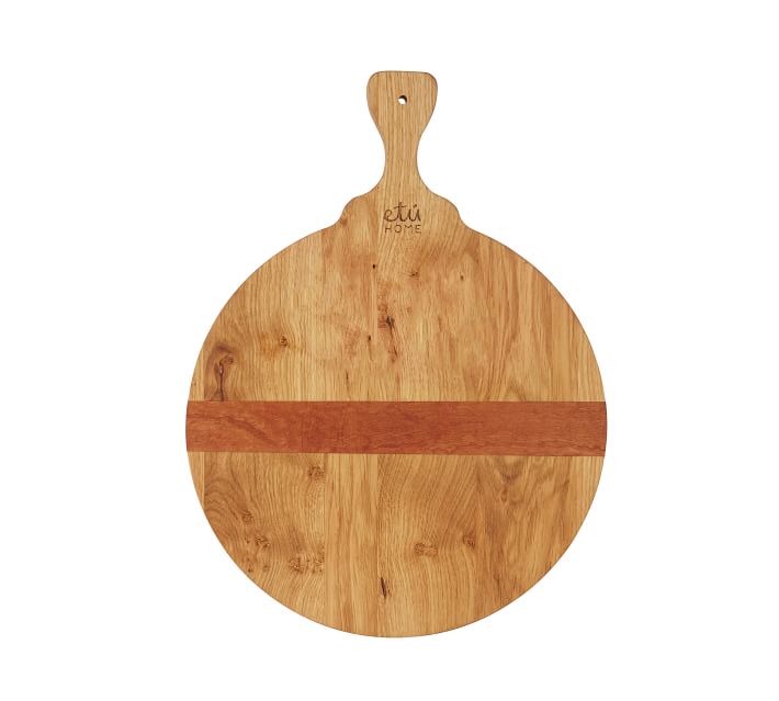 Round Oak Bread Board