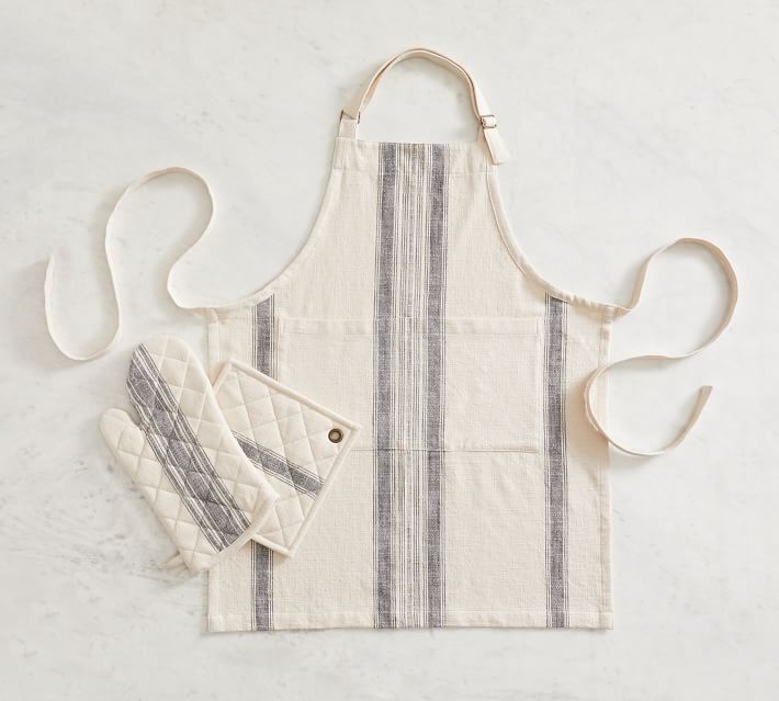 Southern Living American Stripes Oven Mitt and Pot Holder Set