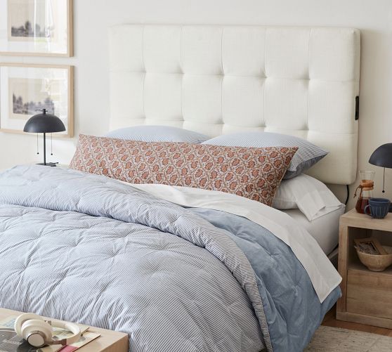 Kane Tufted WallMounted Headboard Pottery Barn