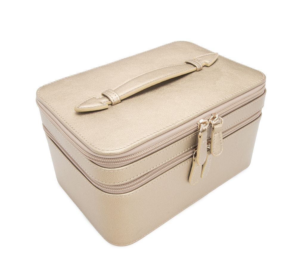 Tearny Vegan Leather Jewelry & Cosmetic Case Pottery Barn