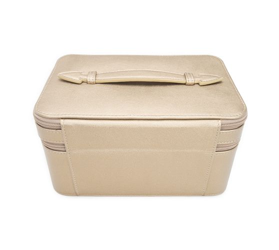 Tearny Vegan Leather Jewelry & Cosmetic Case Pottery Barn